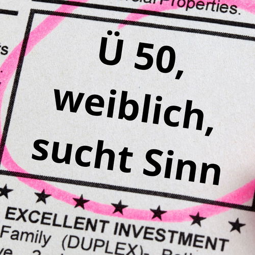 Ü 50, weiblich, sucht Sinn Cover
