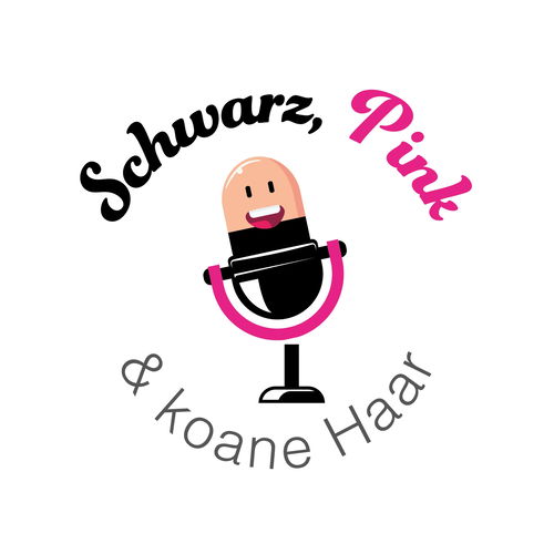 Schwarz, Pink & koane Haar Cover